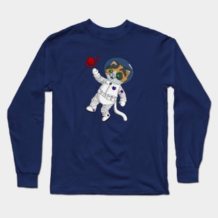 Astronaut Cat Long Sleeve T-Shirt